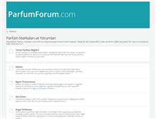 Tablet Screenshot of parfumforum.com